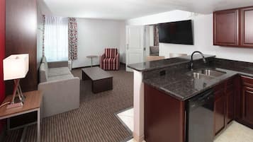 In-room safe, blackout drapes, iron/ironing board