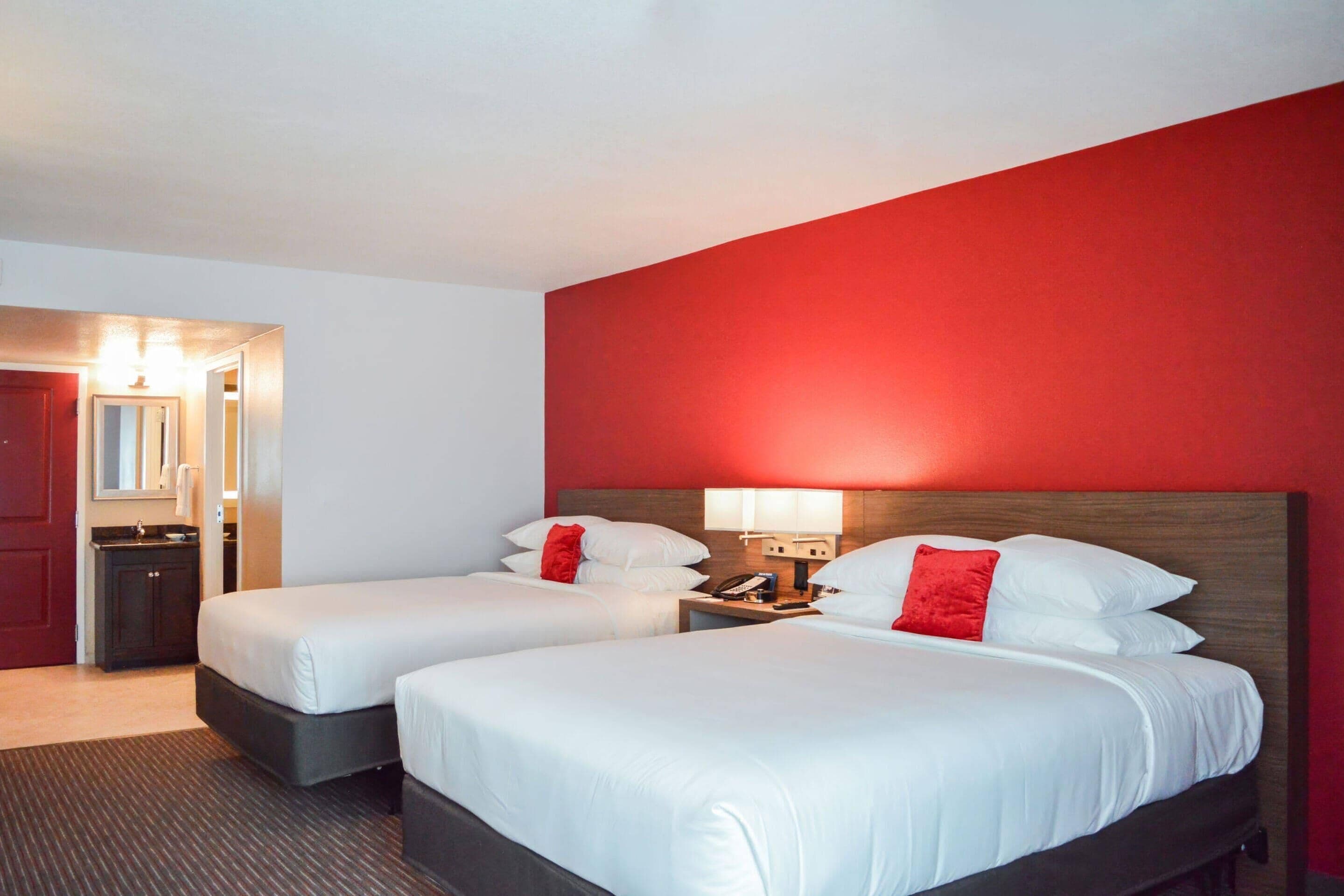 In-room safe, blackout curtains, iron/ironing board