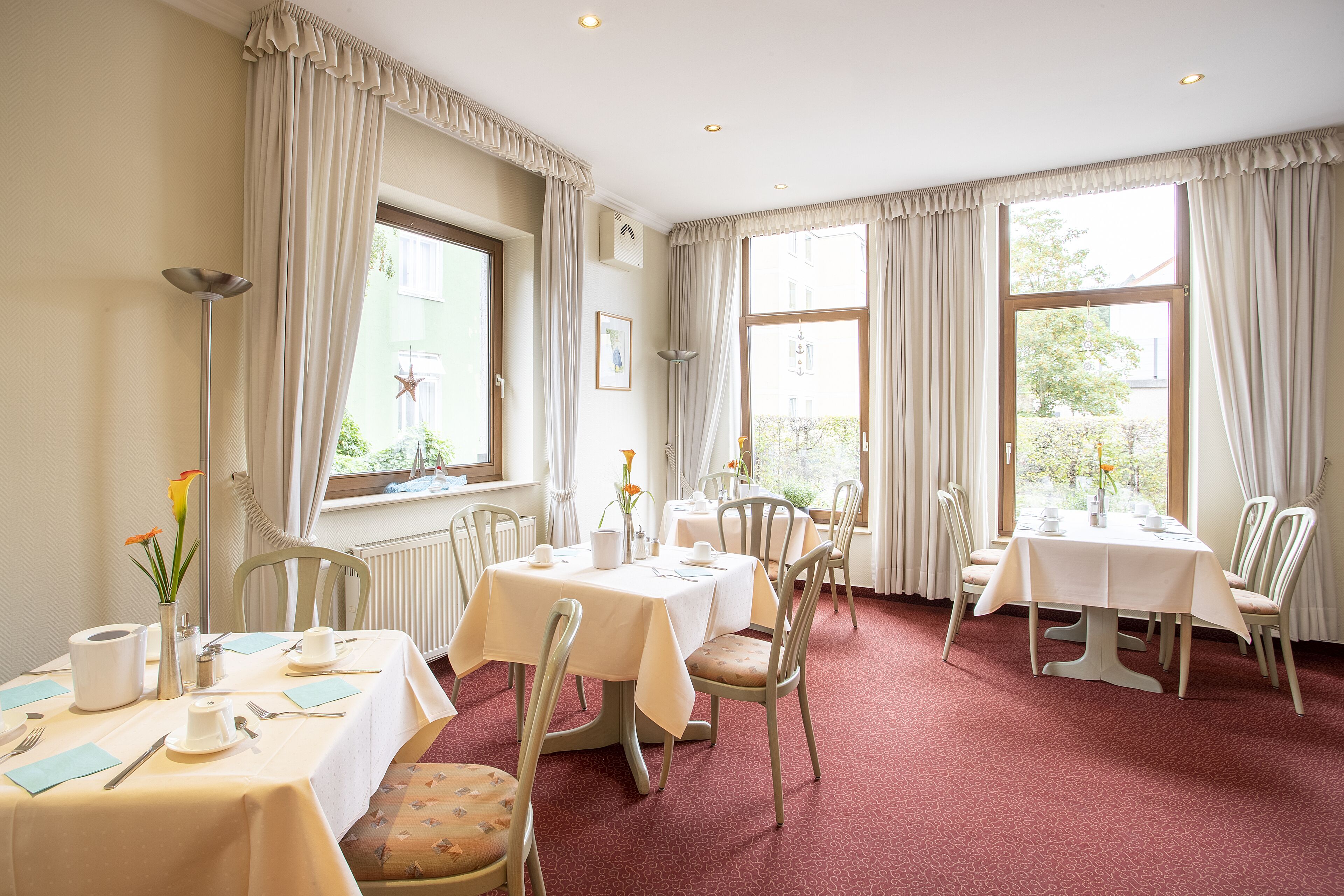 daily buffet breakfast (eur 15 per person)