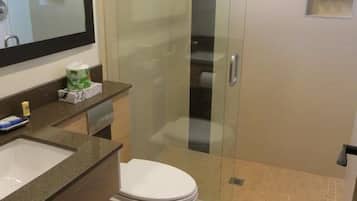 Free toiletries, hair dryer, towels, soap