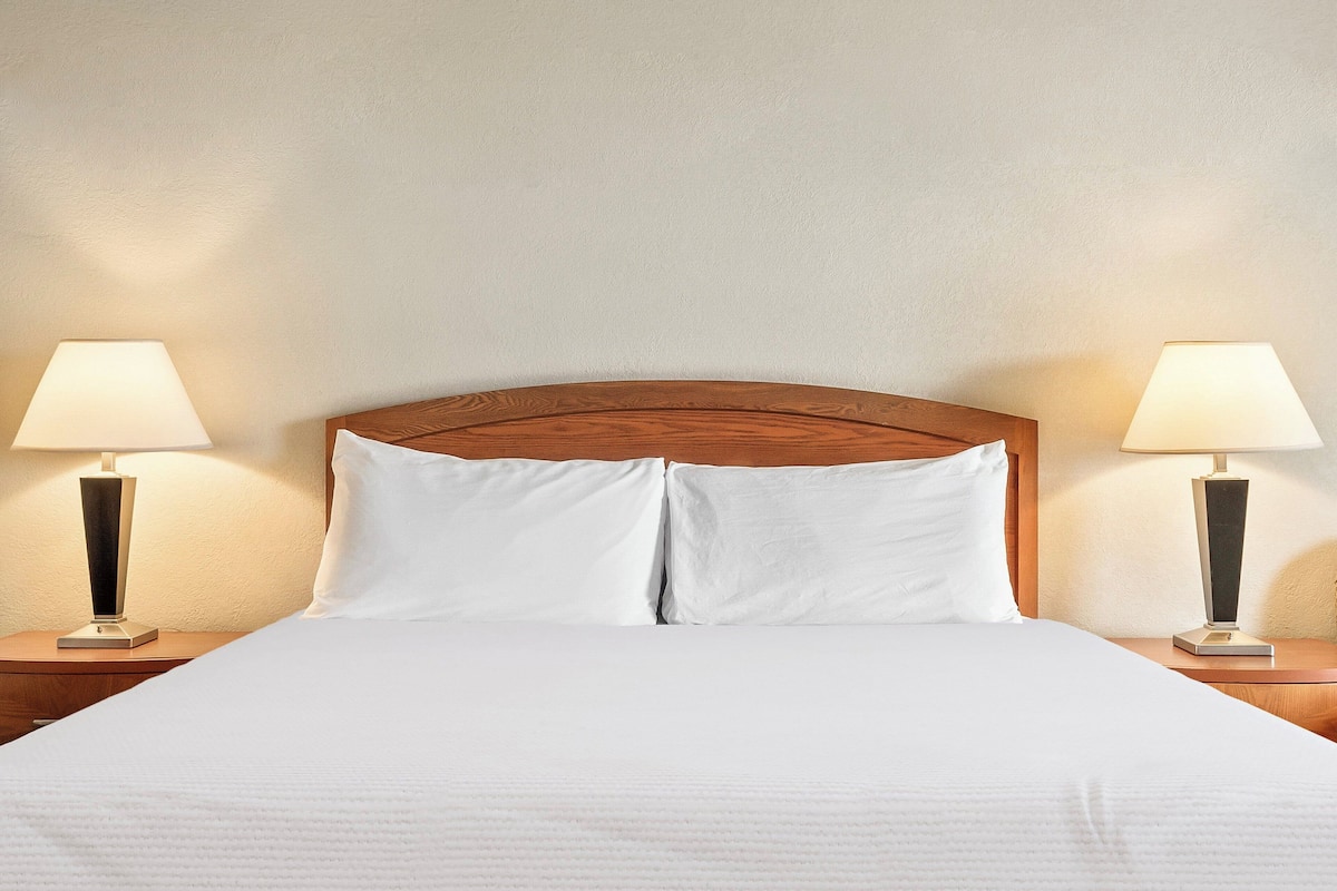 Desk, laptop workspace, iron/ironing board, free WiFi