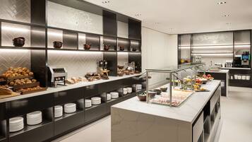 Daily buffet breakfast (EUR 28 per person)