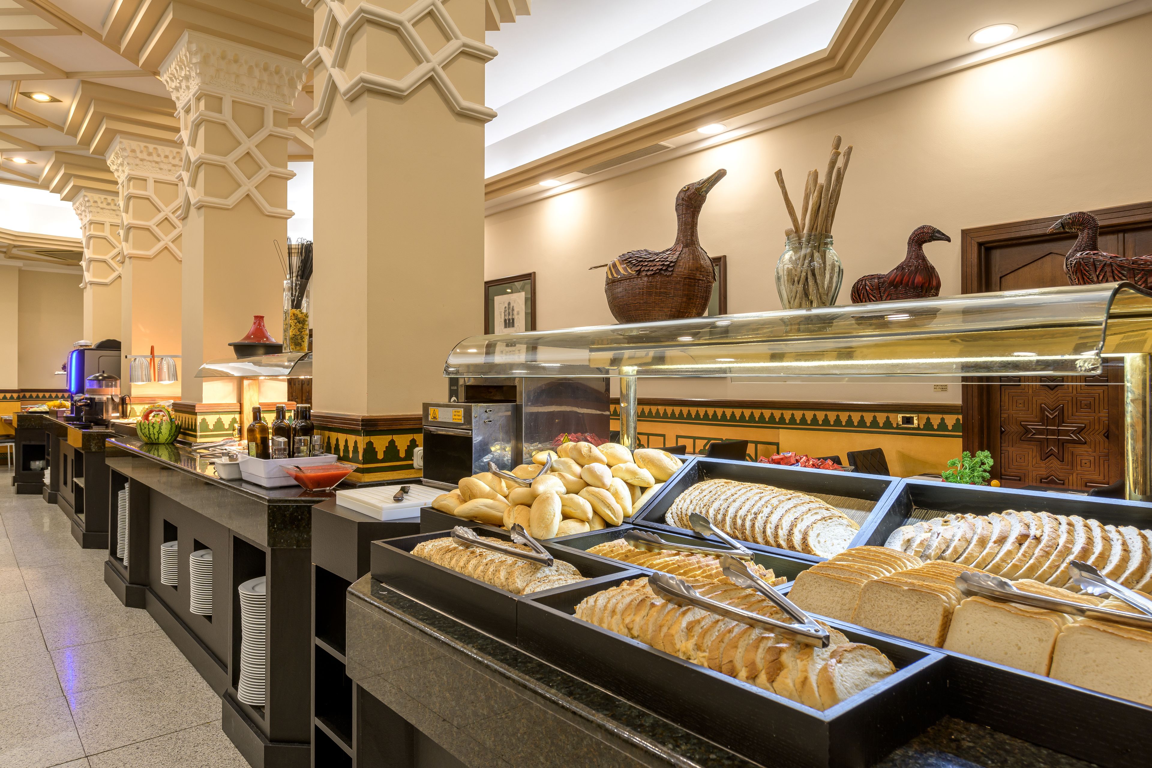 daily buffet breakfast (eur 17 per person)