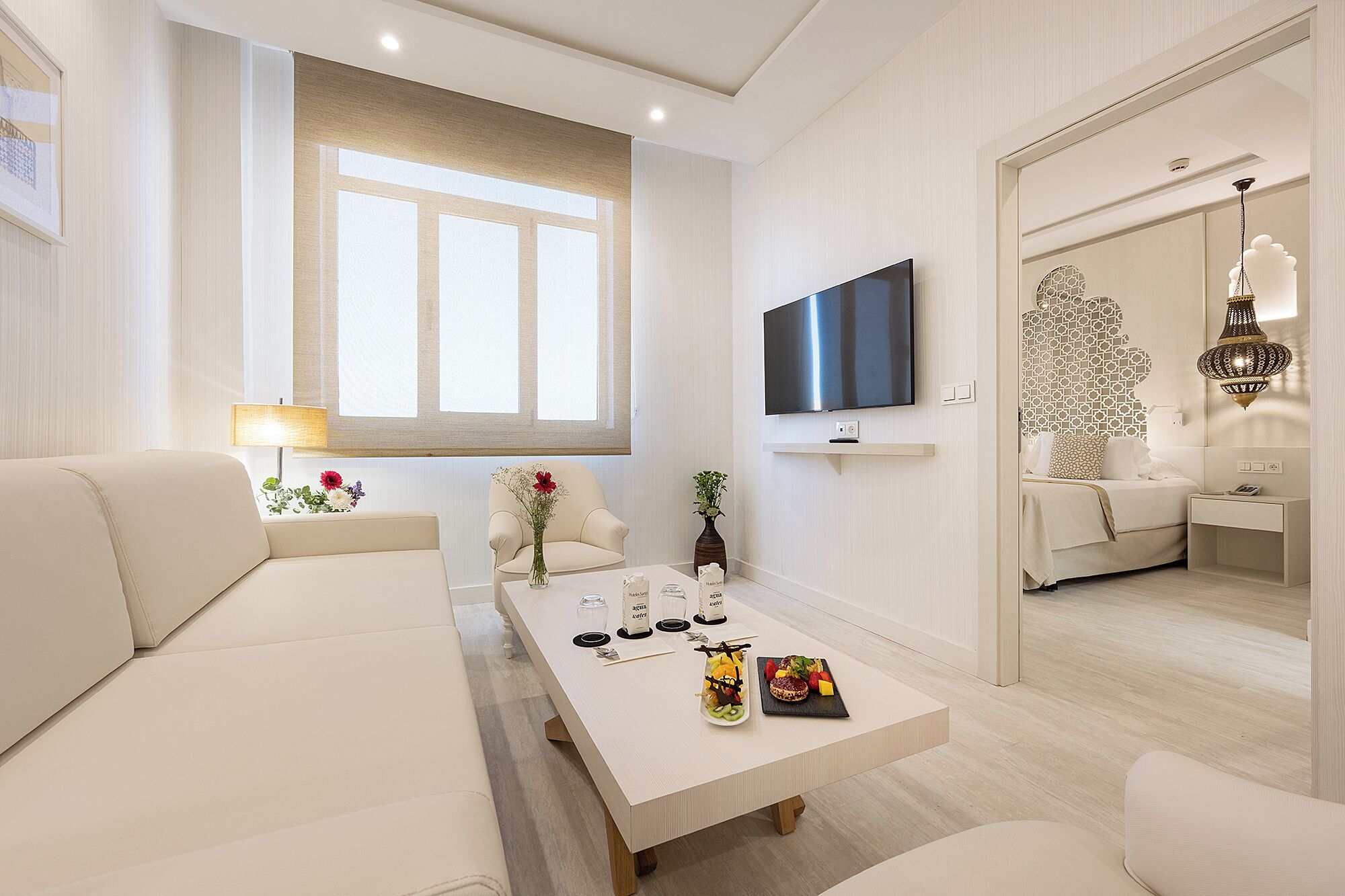 junior suite | living area | 32-inch lcd tv with cable channels, tv