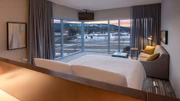 Premium bedding, down duvets, pillow-top beds, in-room safe