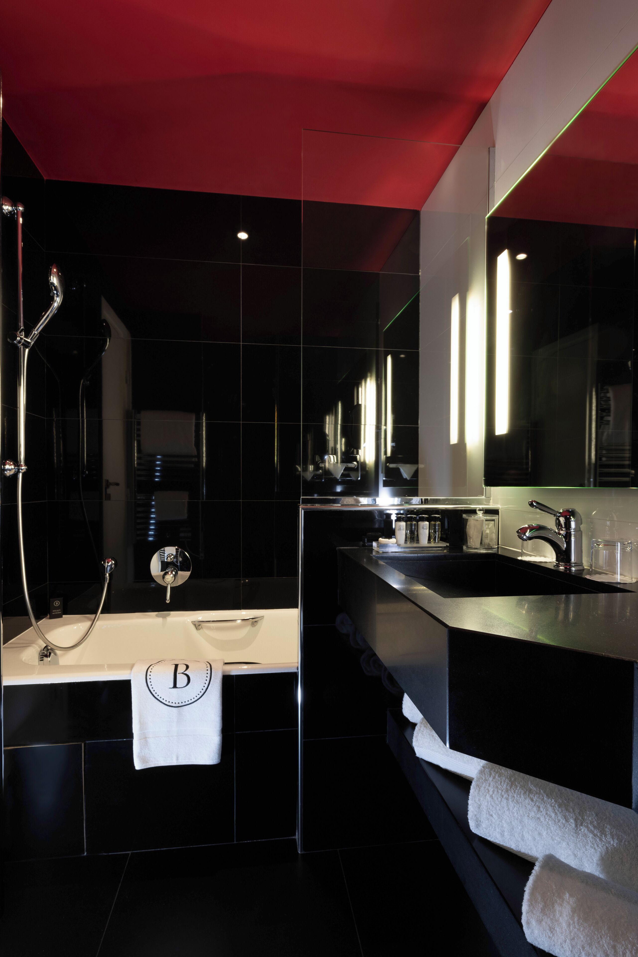 suite | bathroom | free toiletries, hair dryer, slippers, towels
