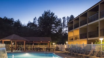 Indoor pool, seasonal outdoor pool
