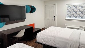 Cortinas blackout, wifi gratis y ropa de cama 