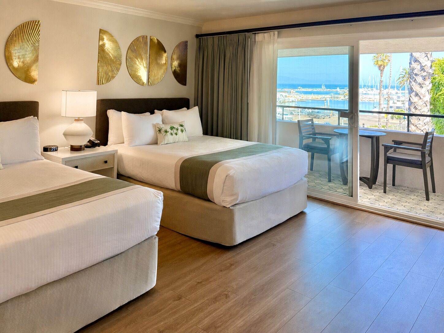 Room, 2 Queen Beds, Balcony, Ocean View | Premium bedding, pillowtop beds, iron/ironing board, cribs (free)