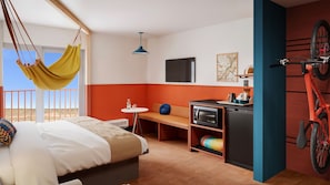 Premium bedding, pillow-top beds, in-room safe, blackout curtains