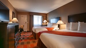 In-room safe, desk, laptop workspace, iron/ironing board