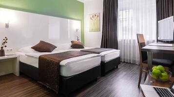 Ropa de cama hipoalergénica y minibar