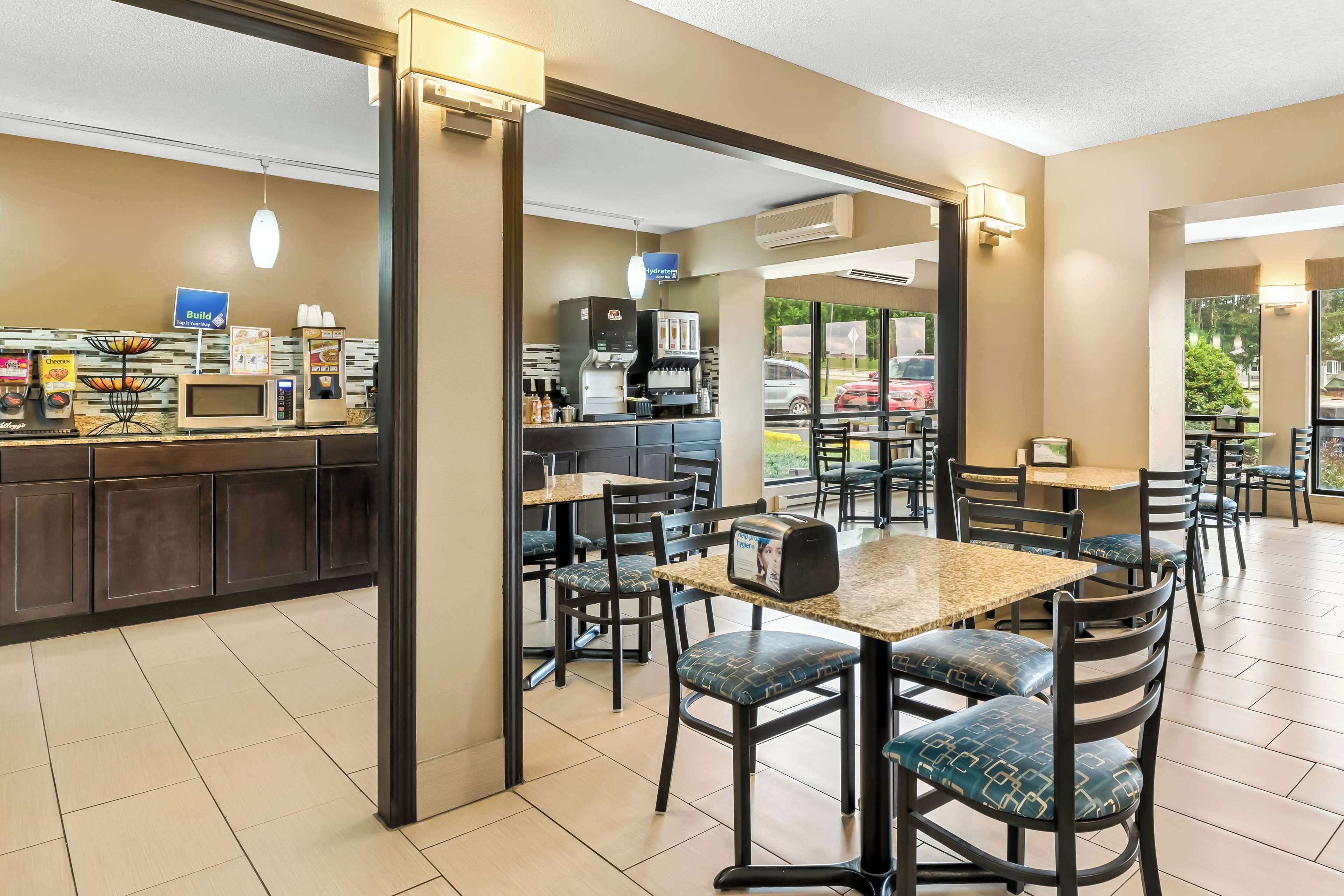 free daily self-service breakfast