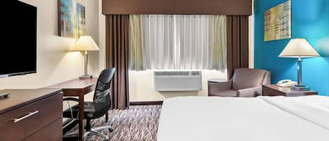 Standardzimmer, 1 King-Bett, barrierefrei, Kühlschrank und Mikrowelle