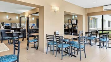 Free daily self-serve breakfast