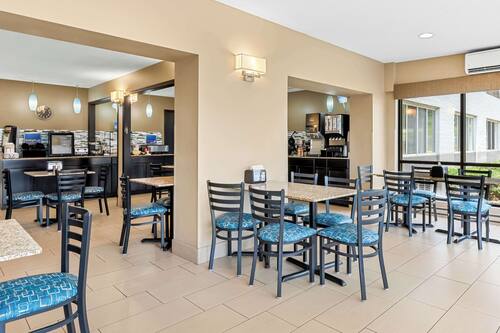 Free daily self-serve breakfast