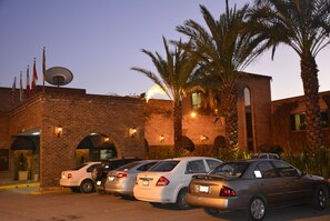 Free self parking, free valet parking