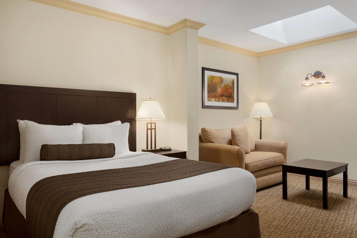 Interior Room 1 Double Bed, Non-Smoking (with skylight) | Premium bedding, pillowtop beds, desk, blackout drapes