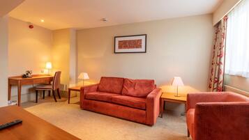 Superior Suite, 1 King Bed, Non Smoking (Separate Lounge) | Desk, iron/ironing board, free WiFi
