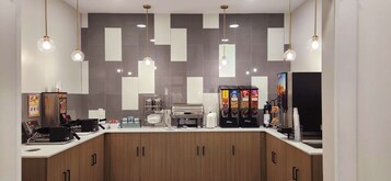 Free daily buffet breakfast