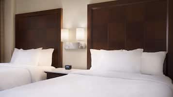 In-room safe, desk, laptop workspace, blackout drapes