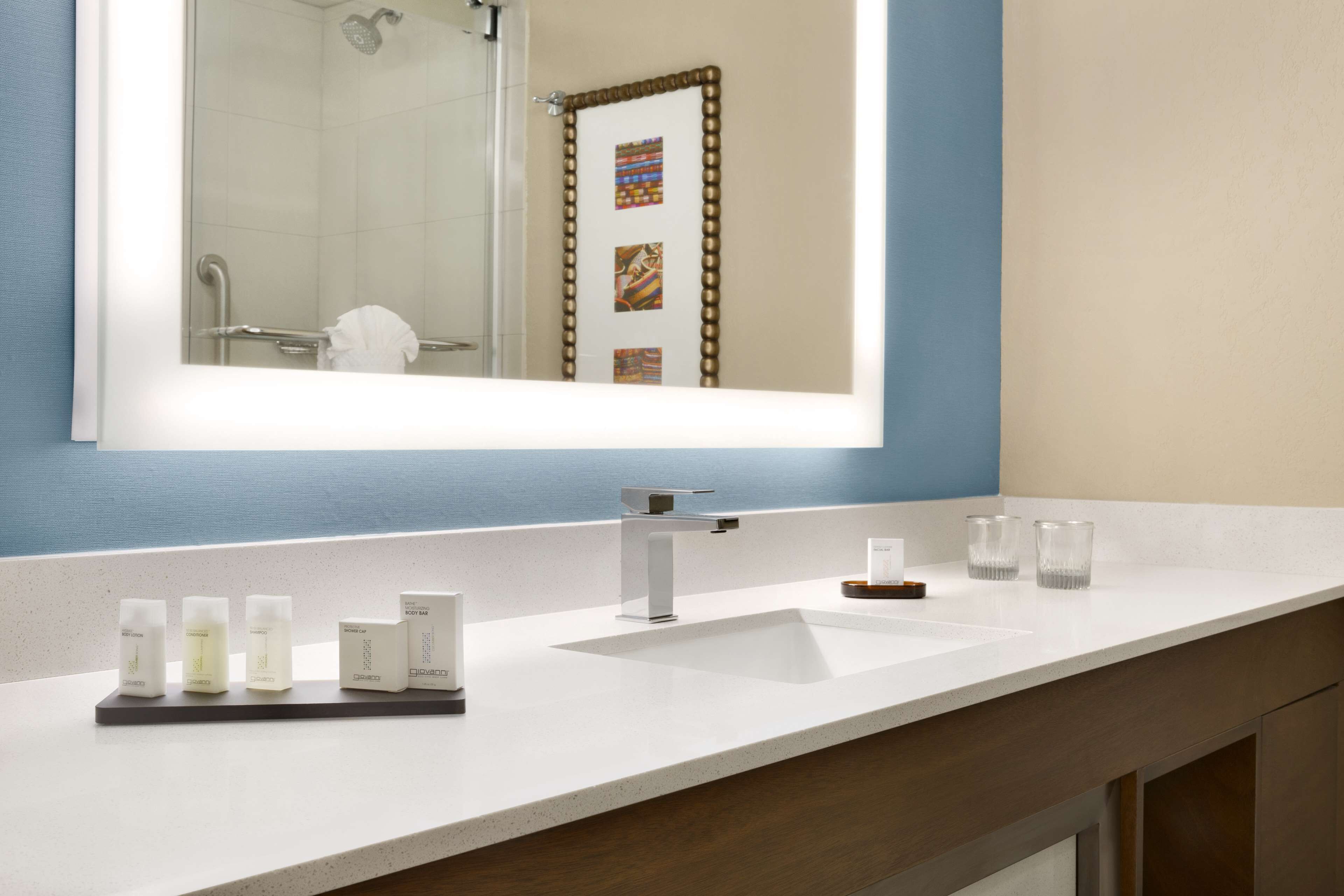 free toiletries, hair dryer, towels, soap