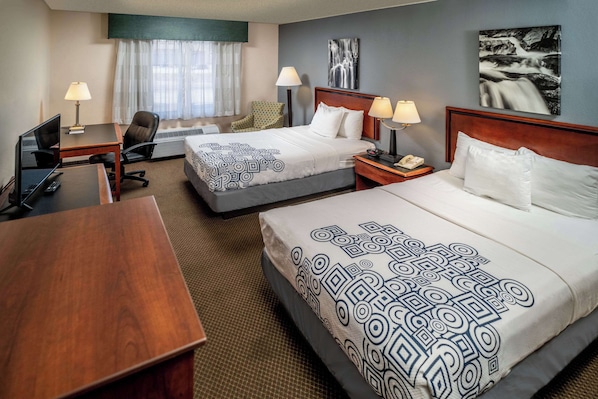 In-room safe, desk, iron/ironing board, free cribs/infant beds