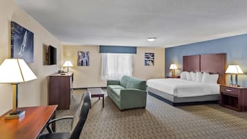 Suite, 1 King Bed with Sofa bed, Non Smoking