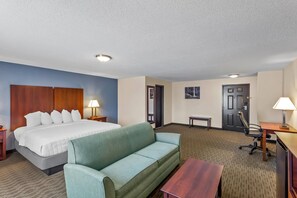 Suite, 1 King Bed with Sofa bed, Non Smoking | In-room safe, desk, iron/ironing board, free cots/infant beds - Rodeway Inn (Barboursville)