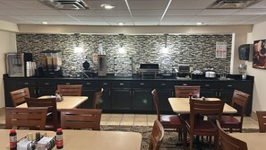 Free daily full breakfast 