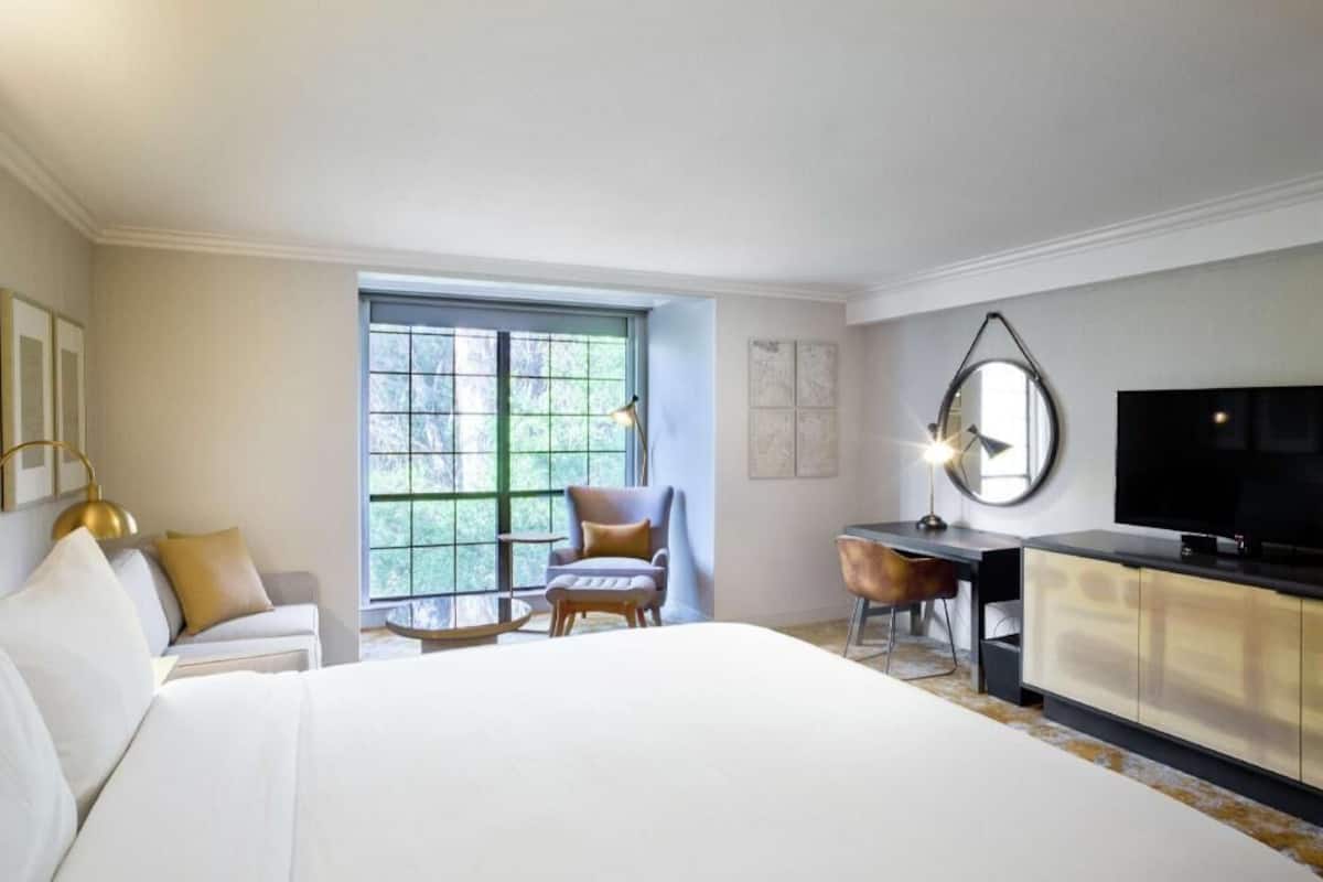 Premium bedding, pillow-top beds, in-room safe, desk