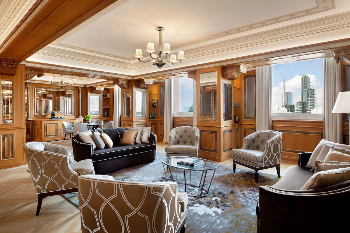Suite, 1 Bedroom, Non Smoking (Diplomatic, steam bath) | 1 bedroom, premium bedding, down comforters, minibar