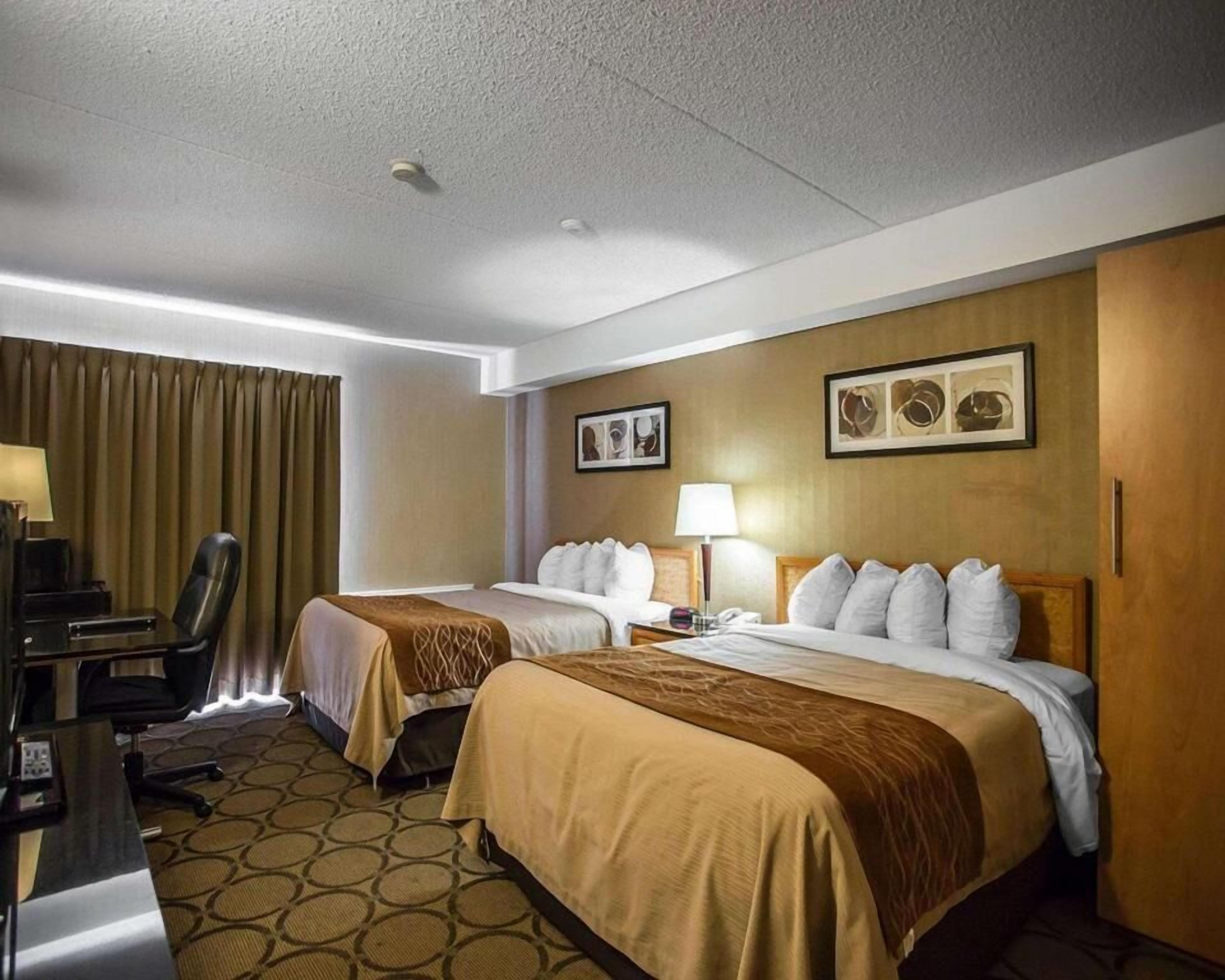 Premium bedding, pillowtop beds, individually decorated