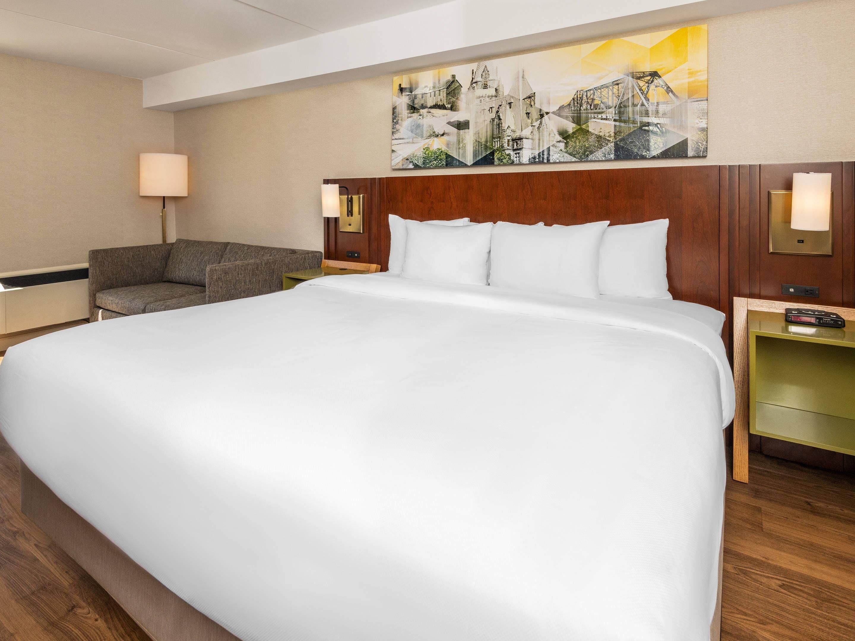 Chambre, 1 très grand lit, non-fumeurs (Pet Friendly) | Literie de qualité supérieure, surmatelas, décoration personnalisée