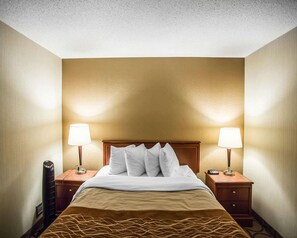 1 bedroom, premium bedding, pillowtop beds, individually decorated