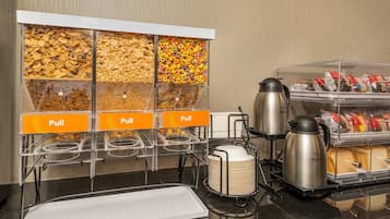 Free daily buffet breakfast