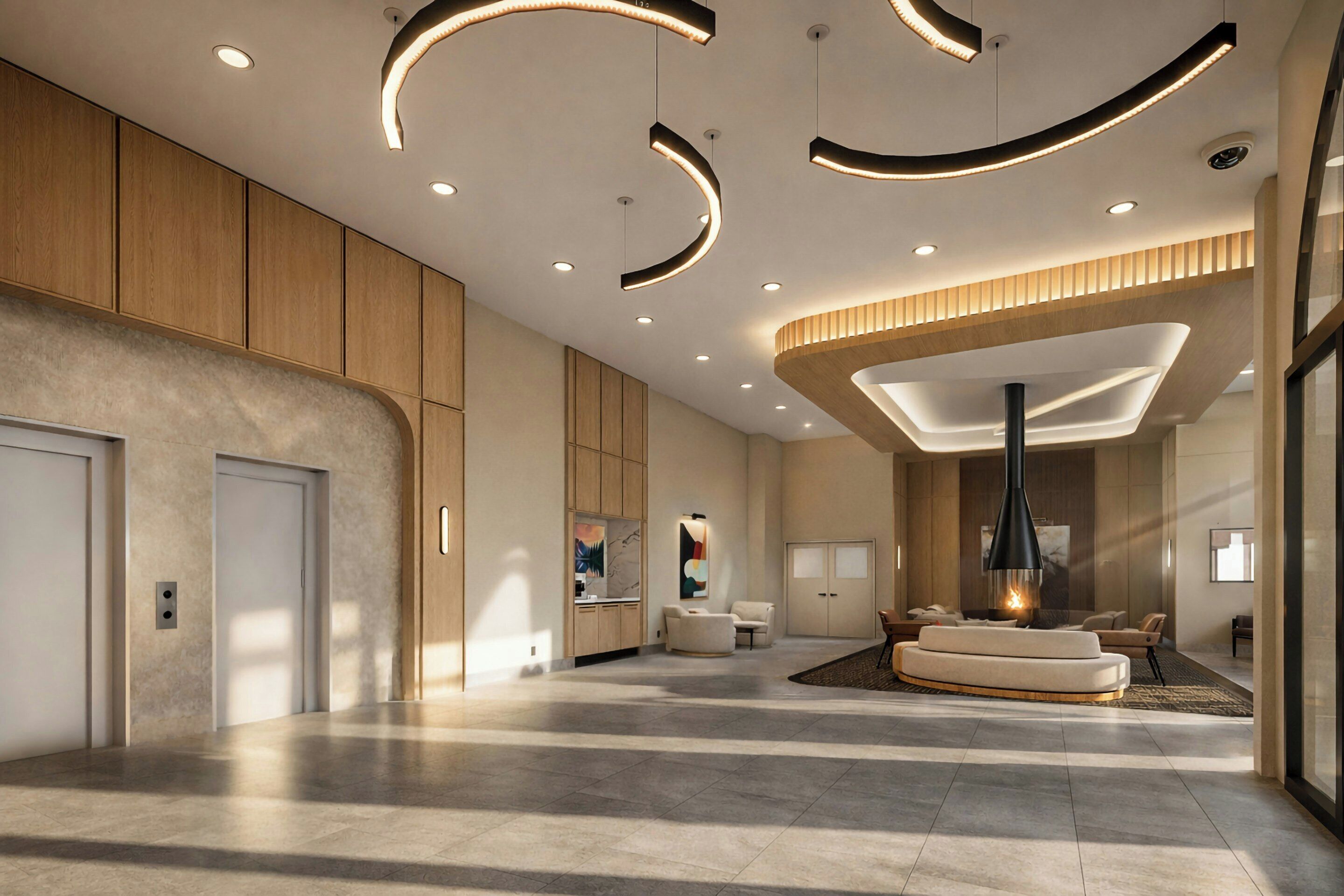 Lobby sitting area