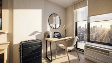 Desk, iron/ironing board, free WiFi, bed sheets