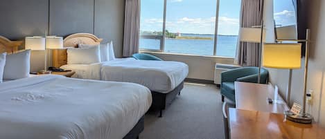 Chambre Standard, 2 grands lits, vue lac