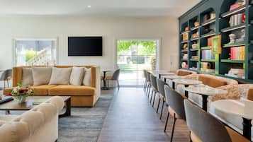 Sala de estar en el lobby