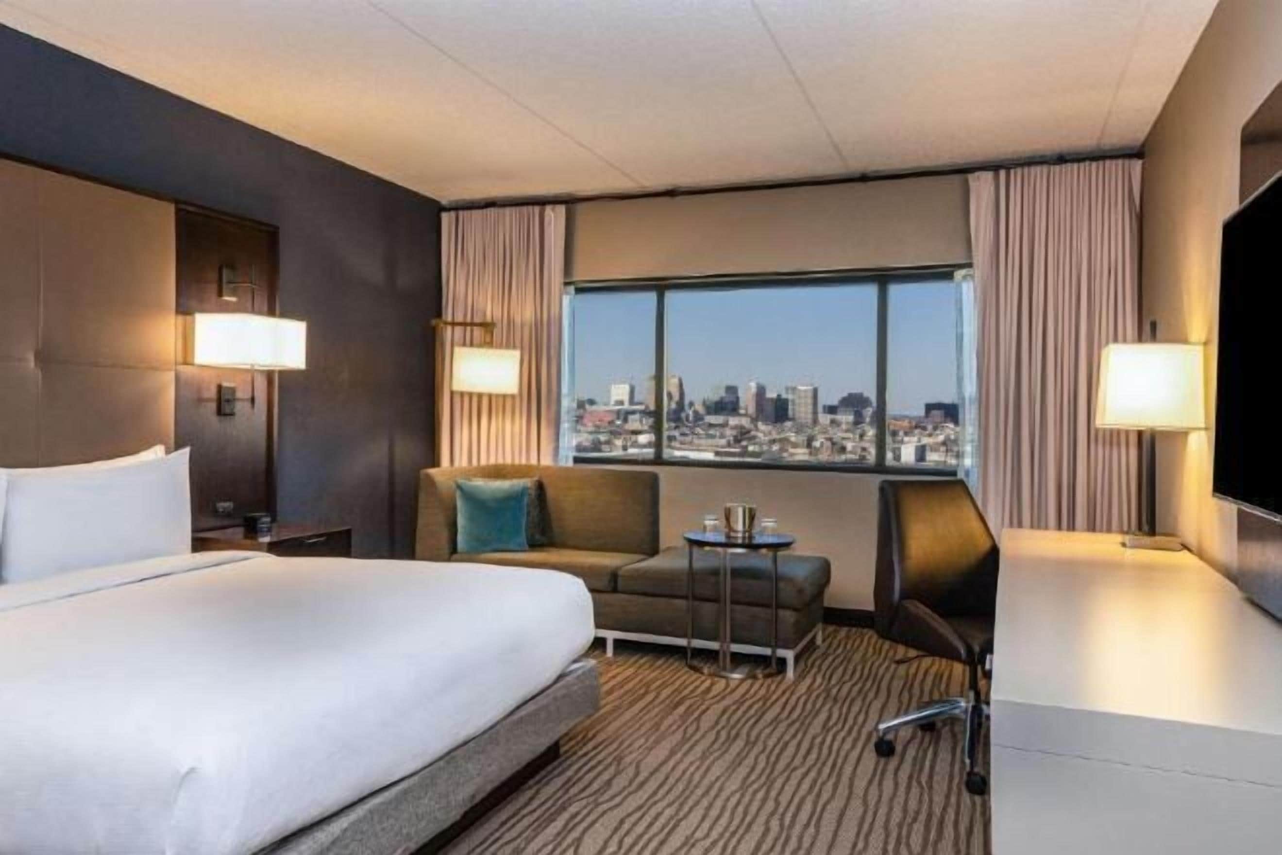 In-room safe, blackout curtains, iron/ironing board