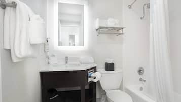 In-room safe, desk, iron/ironing board, internet (free)