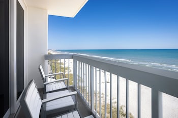 Room, 2 Queen Beds, Balcony, Oceanfront | In-room safe, desk, iron/ironing board, free internet at Holiday Inn Resort Oceanfront at Surfside Beach by IHG