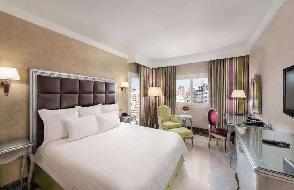 Premium bedding, minibar, in-room safe, desk