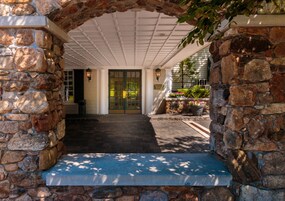 Entrada de la propiedad