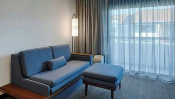 Deluxe Room, 1 King Bed with Sofa bed | Desk, laptop workspace, iron/ironing board, free cribs/infant beds