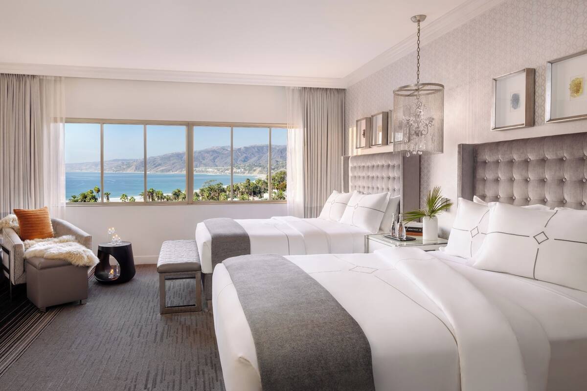 Premier Room, 2 Queen Beds (Guestroom) | Egyptian cotton sheets, premium bedding, down comforters, pillowtop beds