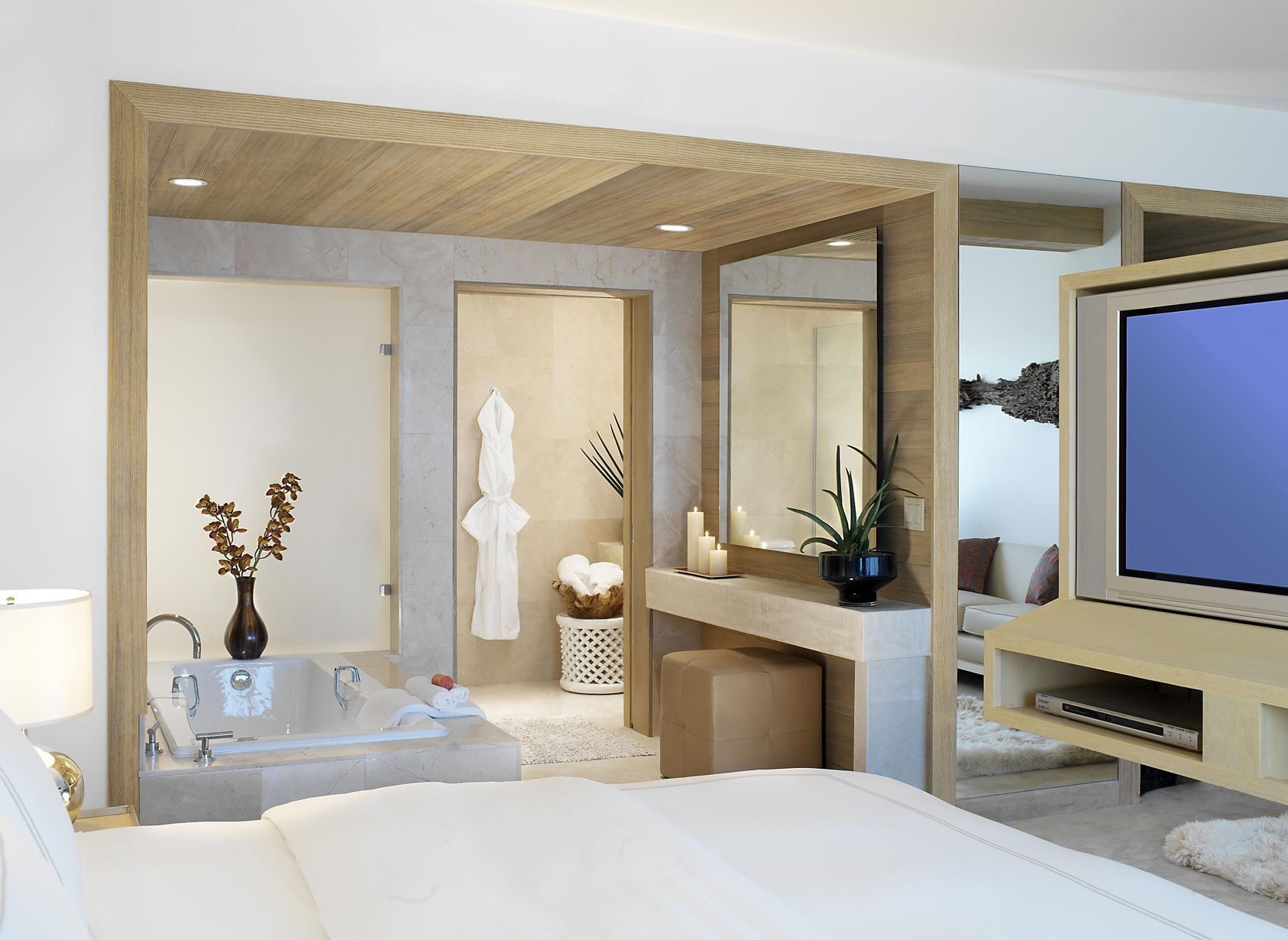 Lakens van Egyptisch katoen, luxe beddengoed, donzen dekbedden