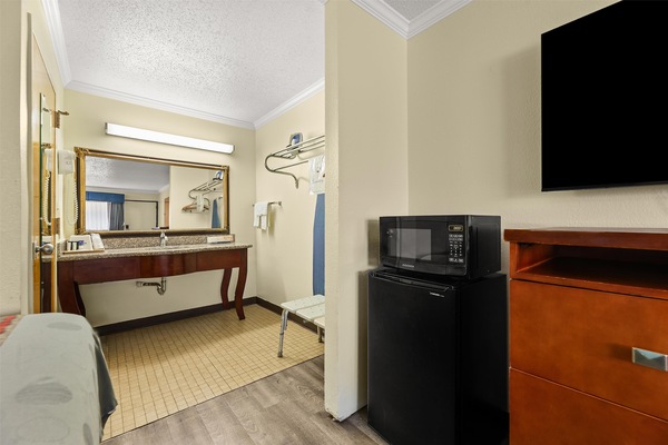 Room, 2 Double Beds, Non Smoking | Desk, blackout drapes, iron/ironing board, cribs (surcharge)