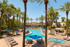 2 outdoor pools, open 6:00 AM to 10:00 PM, cabanas (surcharge)